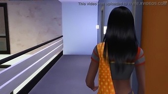 Cartoonish Indian Mother Discovers Her Son'S Solo Act, Then Guides Him Through First Sexual Experience