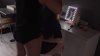 A Married Couple Engages In A Steamy Shower Encounter After The Husband Agrees To Color Her Hair