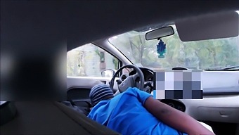 Outside Chicago: Worker Gives Oral Pleasure In A Parked Car