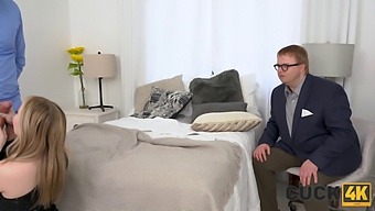 Young Cuckold'S Hd Video Featuring Shaved Wife And American Pornstar